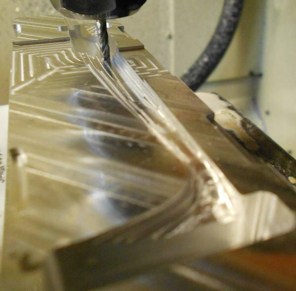 machining the mould