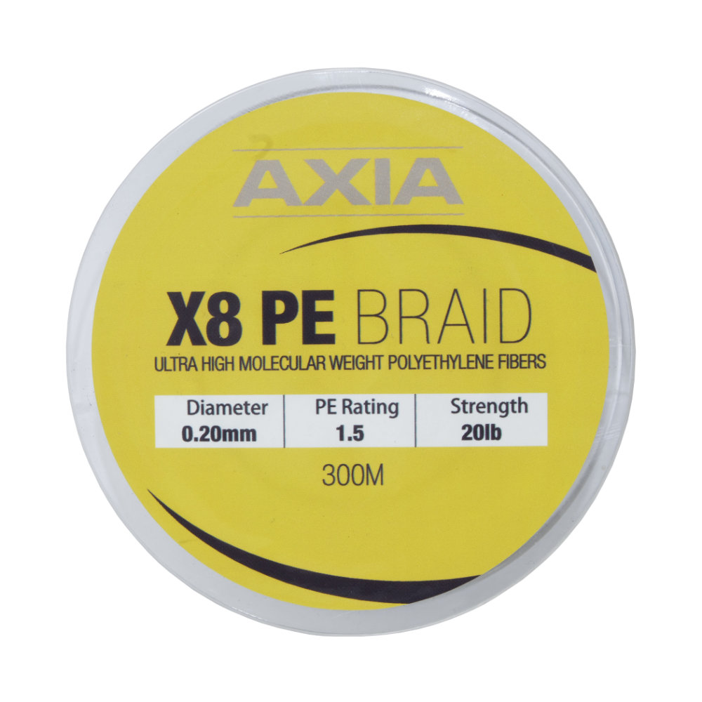 AXIA X8 PE Braid - Tronix Fishing